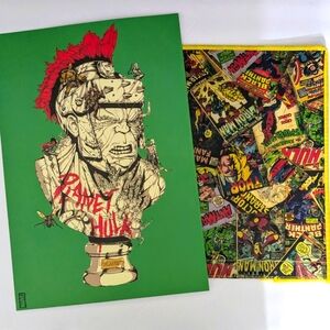 Marvel Planet Hulk Poster Tote Bag